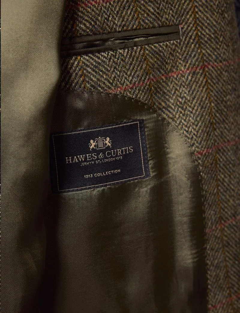 Tailored Fit Green Check 1913 Blazer thumbnail 2