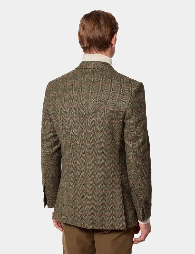 Tailored Fit Green Check 1913 Blazer thumbnail 3