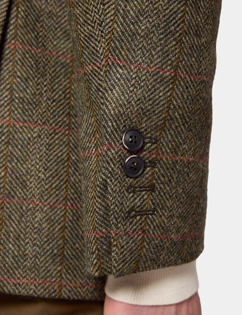 Tailored Fit Green Check 1913 Blazer thumbnail 5