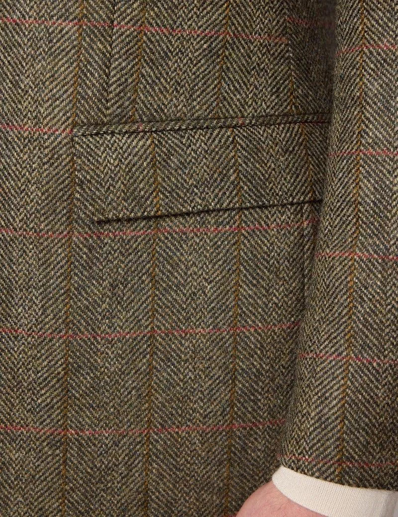 Tailored Fit Green Check 1913 Blazer thumbnail 9