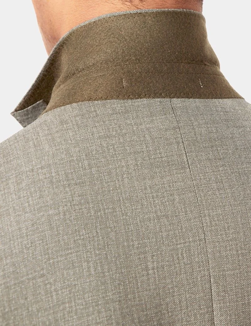 Tailored Fit Green Semi Plain 1913 Suit thumbnail 2