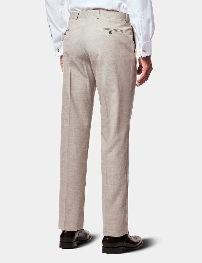 Tailored Fit Greige 1913 Suit Trousers thumbnail 4