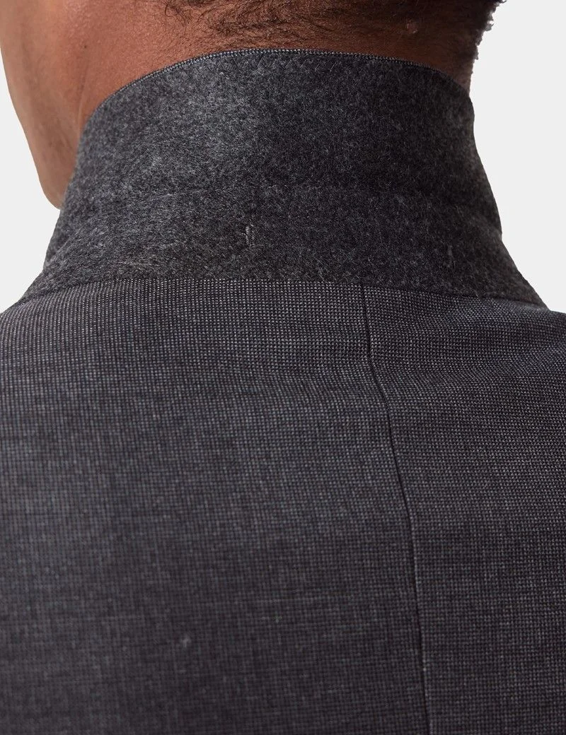 Tailored Fit Grey Semi Plain 1913 Suit Jacket thumbnail 5