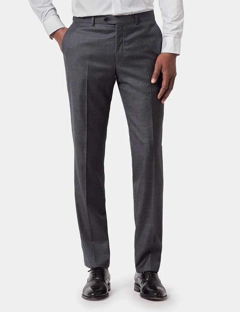 Tailored Fit Grey Semi Plain 1913 Suit thumbnail 6