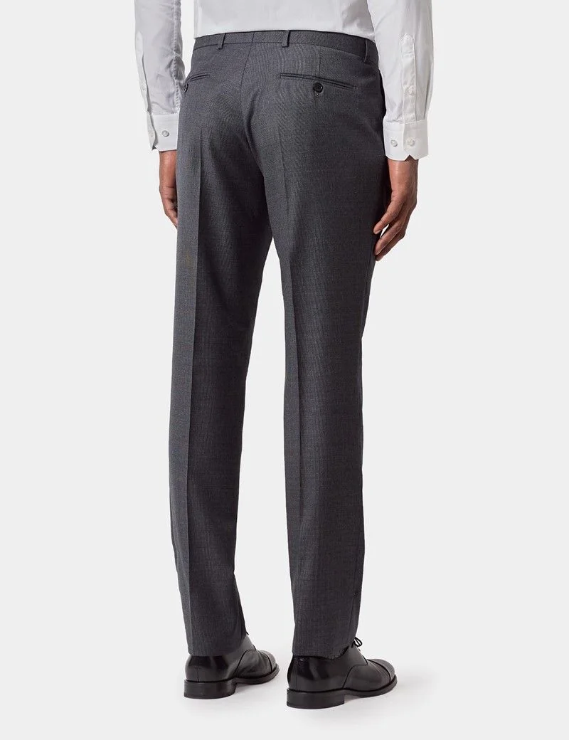 Tailored Fit Grey Semi Plain 1913 Suit thumbnail 7