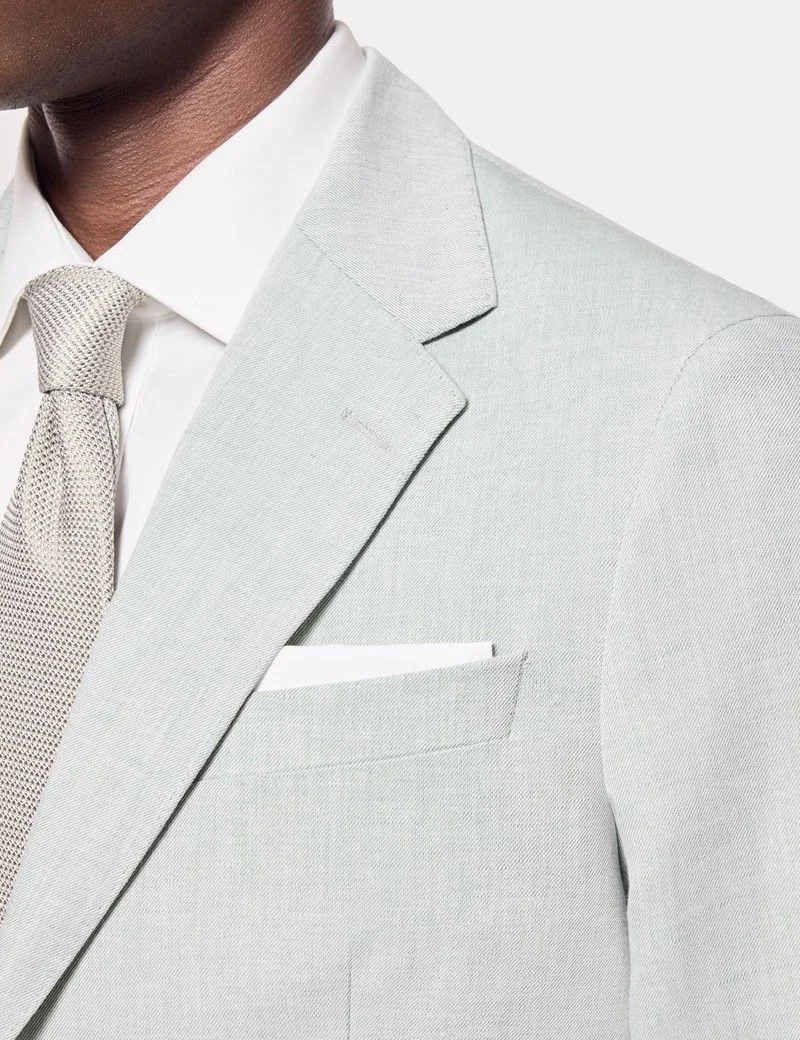 Tailored Fit Light Green 1913 Suit Jacket thumbnail 3
