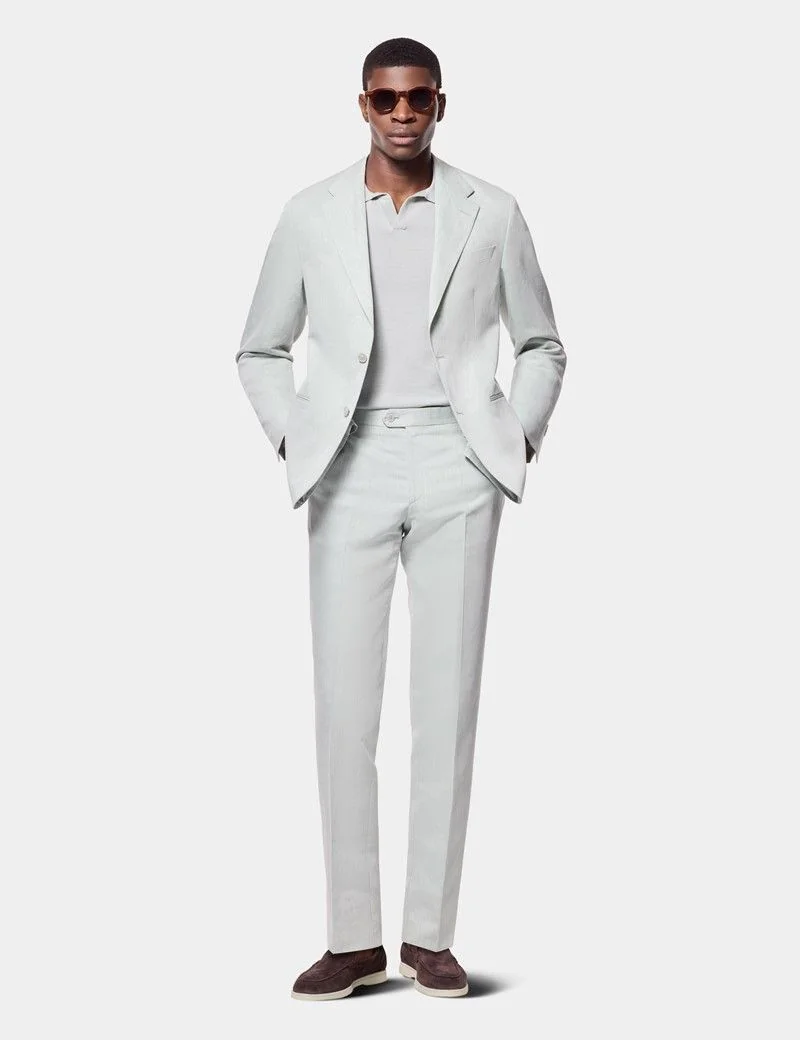 Tailored Fit Light Green 1913 Suit Jacket thumbnail 4