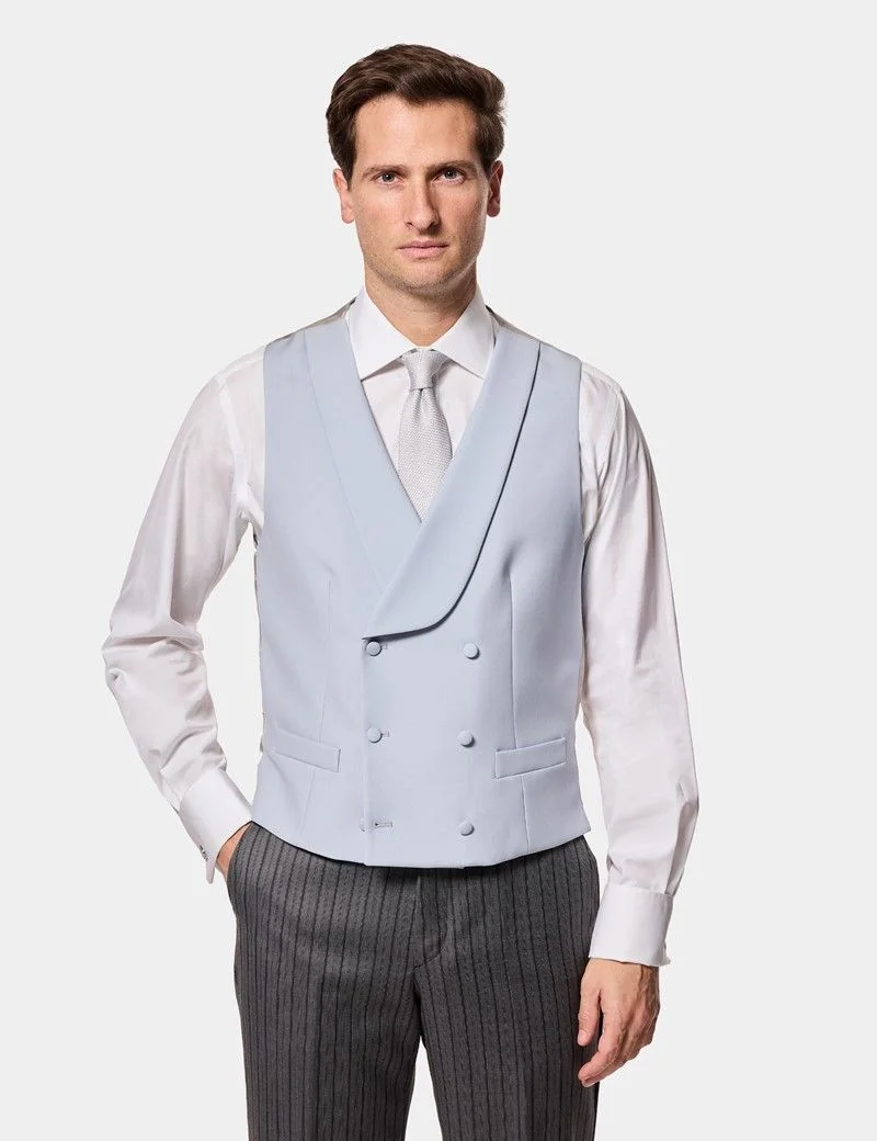 Tailored Fit Light Grey 1913 Morning Waistcoat thumbnail 2