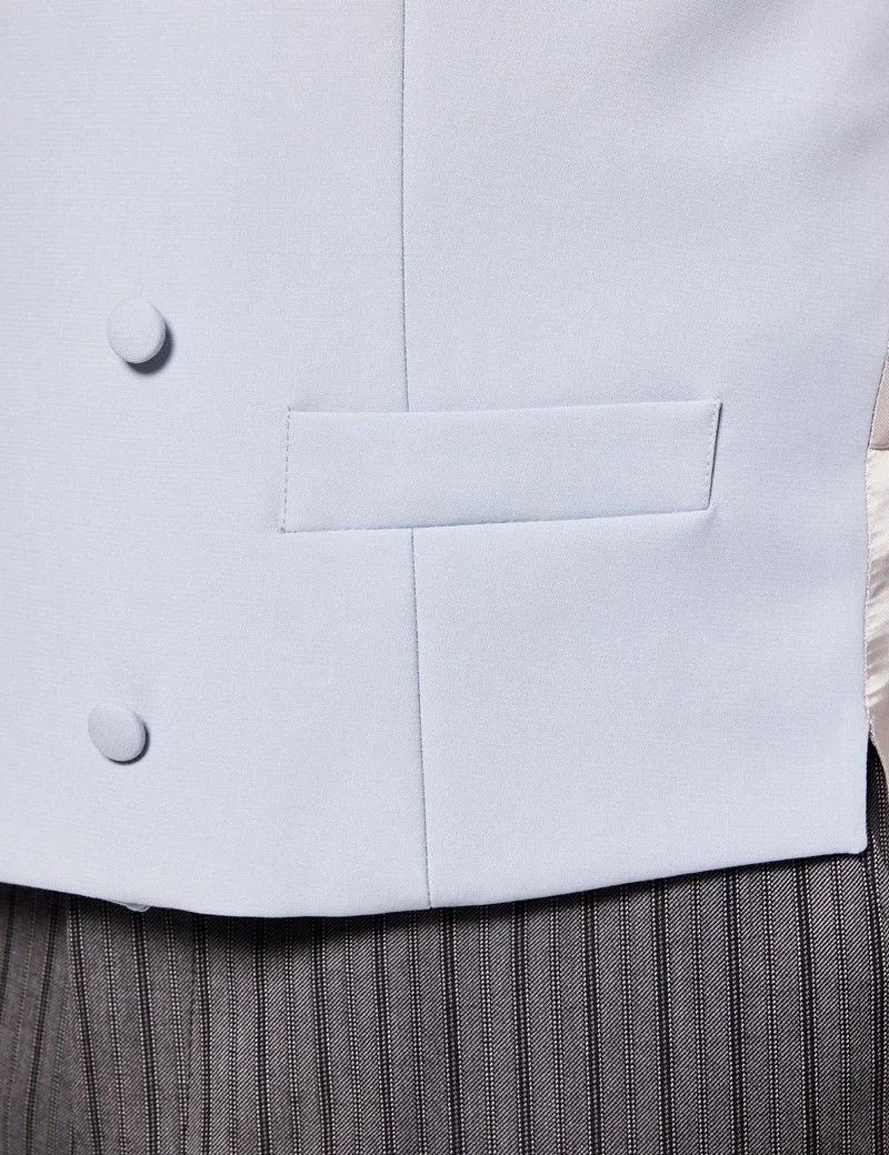 Tailored Fit Light Grey 1913 Morning Waistcoat thumbnail 4
