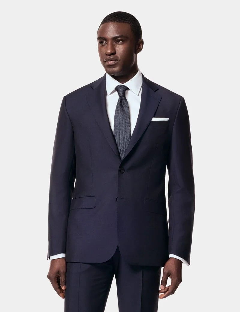 Tailored Fit Navy 1913 Suit Jacket thumbnail 2