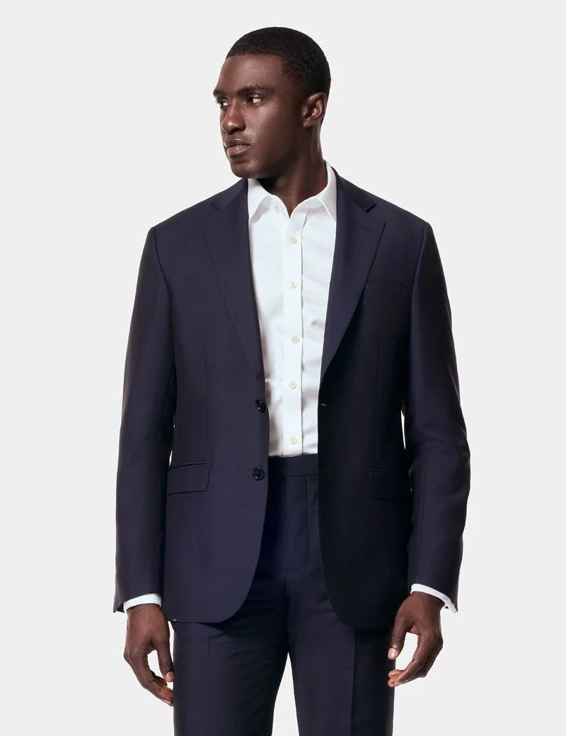 Tailored Fit Navy 1913 Suit Jacket thumbnail 5