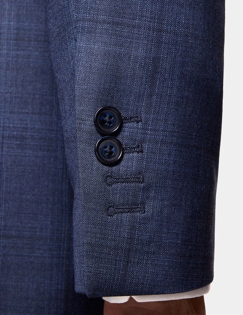 Tailored Fit Navy Check 1913 Suit thumbnail 8