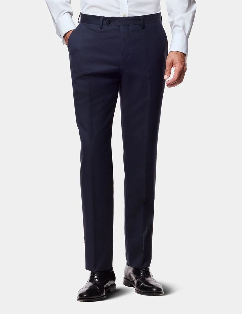 Tailored Fit Navy Pinstripe 1913 Suit thumbnail 9