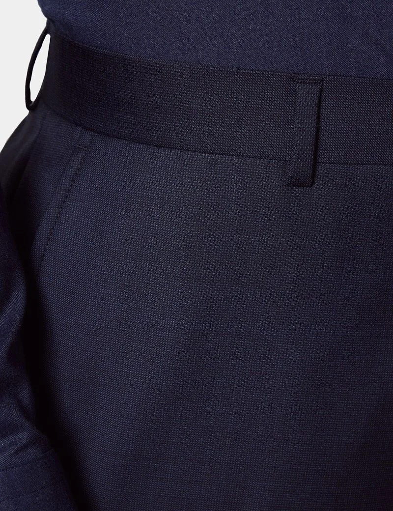 Tailored Fit Navy Semi Plain 1913 Suit thumbnail 10