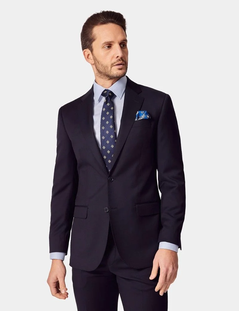 Tailored Fit Navy Twill 1913 Suit thumbnail 2