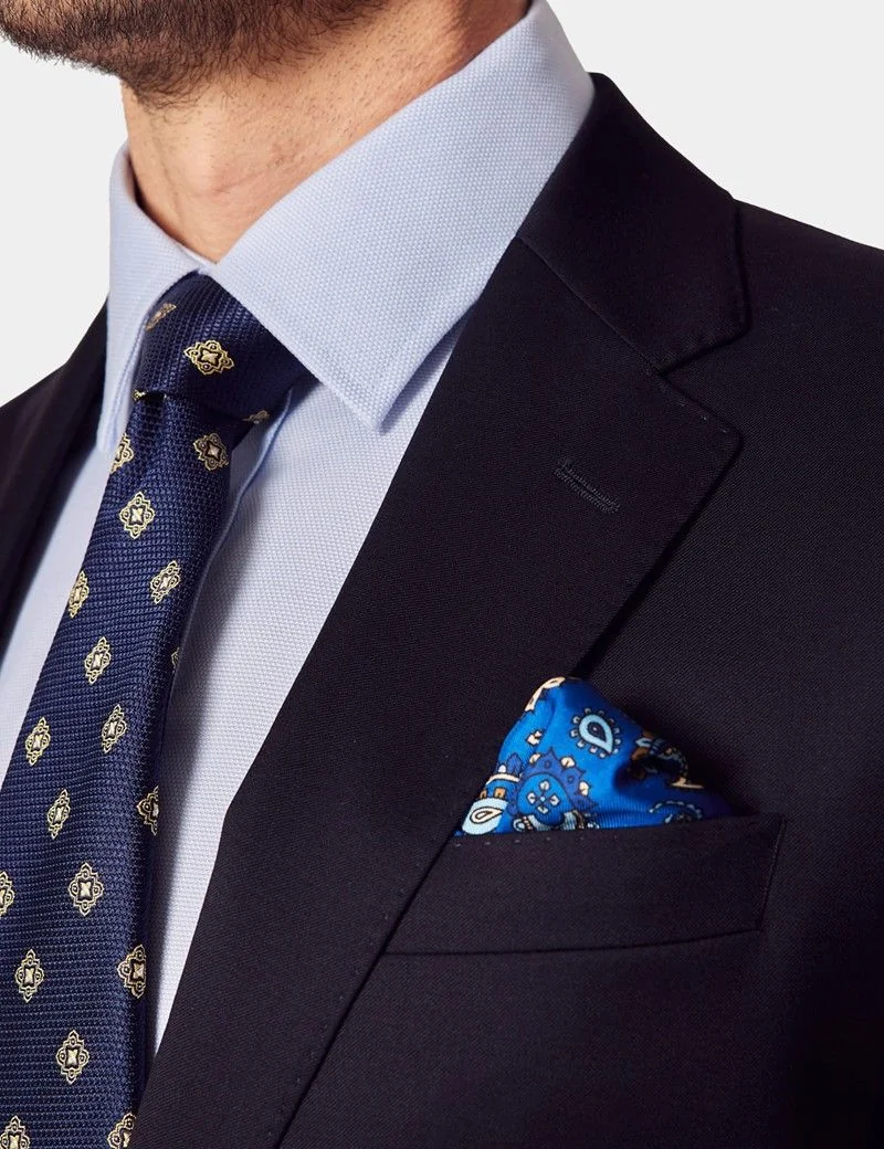 Tailored Fit Navy Twill 1913 Suit thumbnail 4