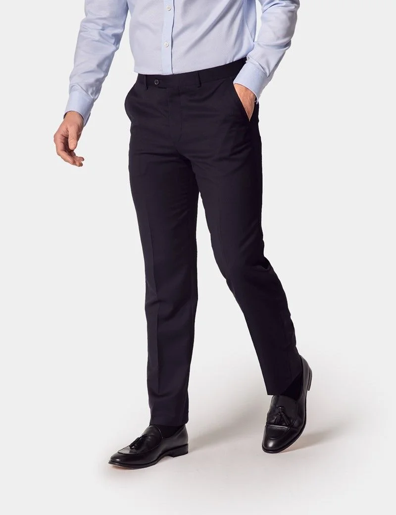 Tailored Fit Navy Twill Suit 1913 Trousers thumbnail 2
