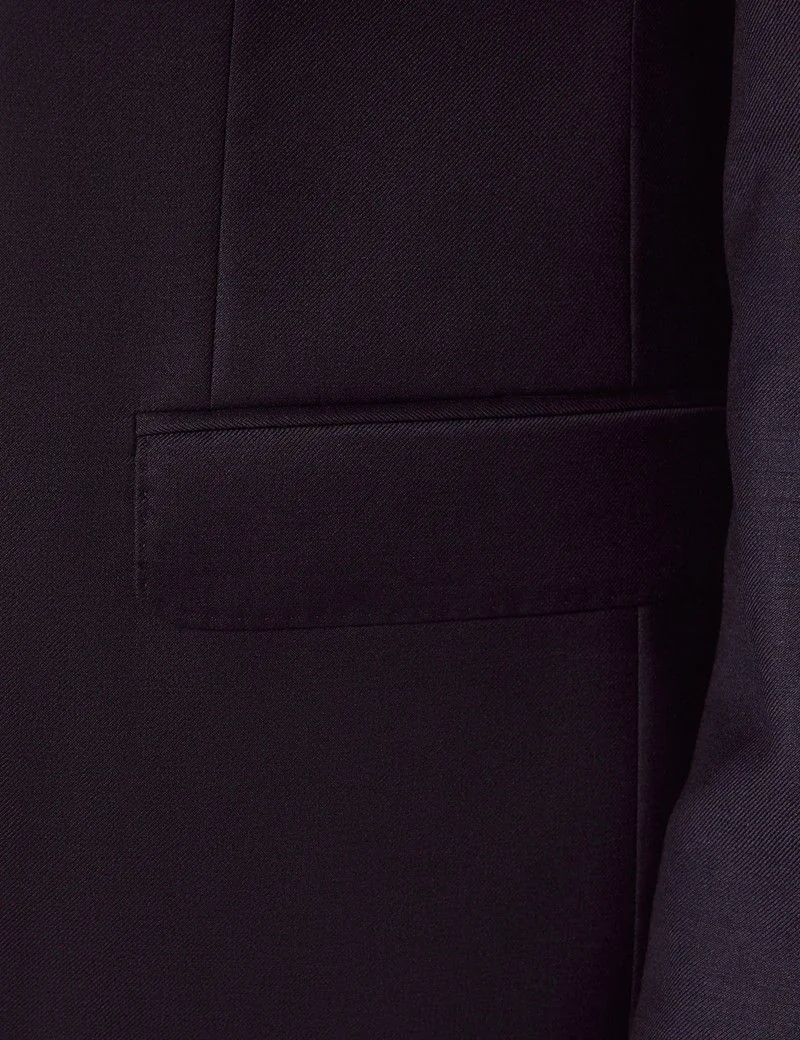 Tailored Fit Navy Twill Suit thumbnail 2