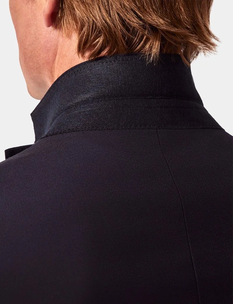 Tailored Fit Navy Twill Suit thumbnail 4