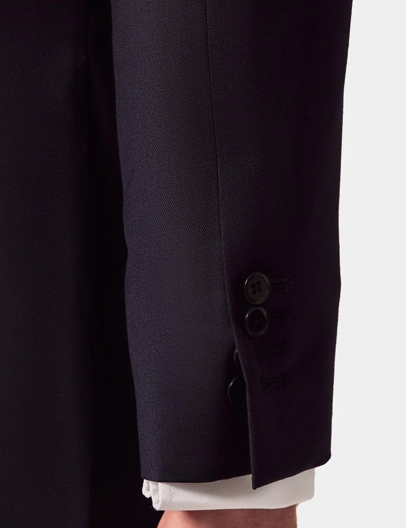 Tailored Fit Navy Twill Suit thumbnail 5