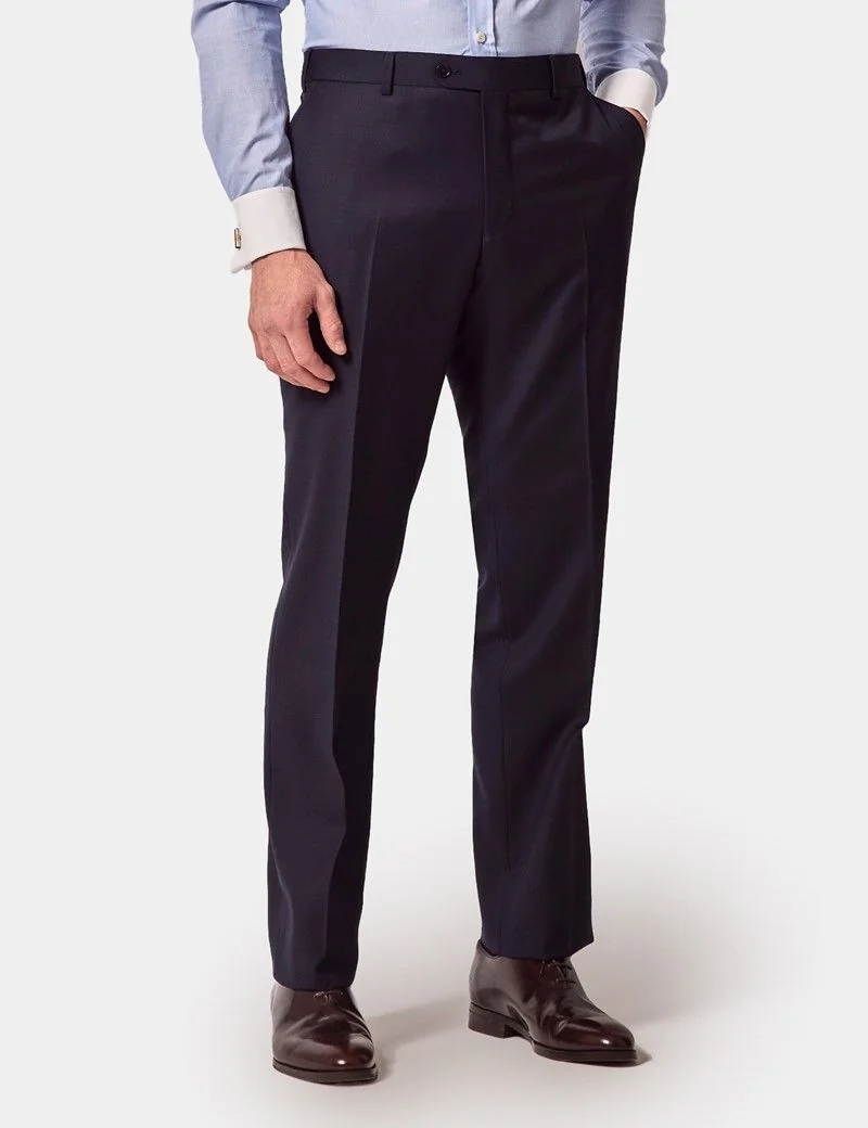 Tailored Fit Navy Twill Suit thumbnail 6