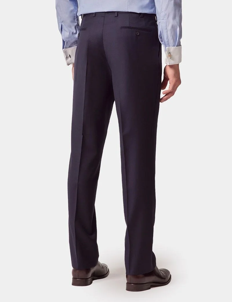 Tailored Fit Navy Twill Suit thumbnail 8