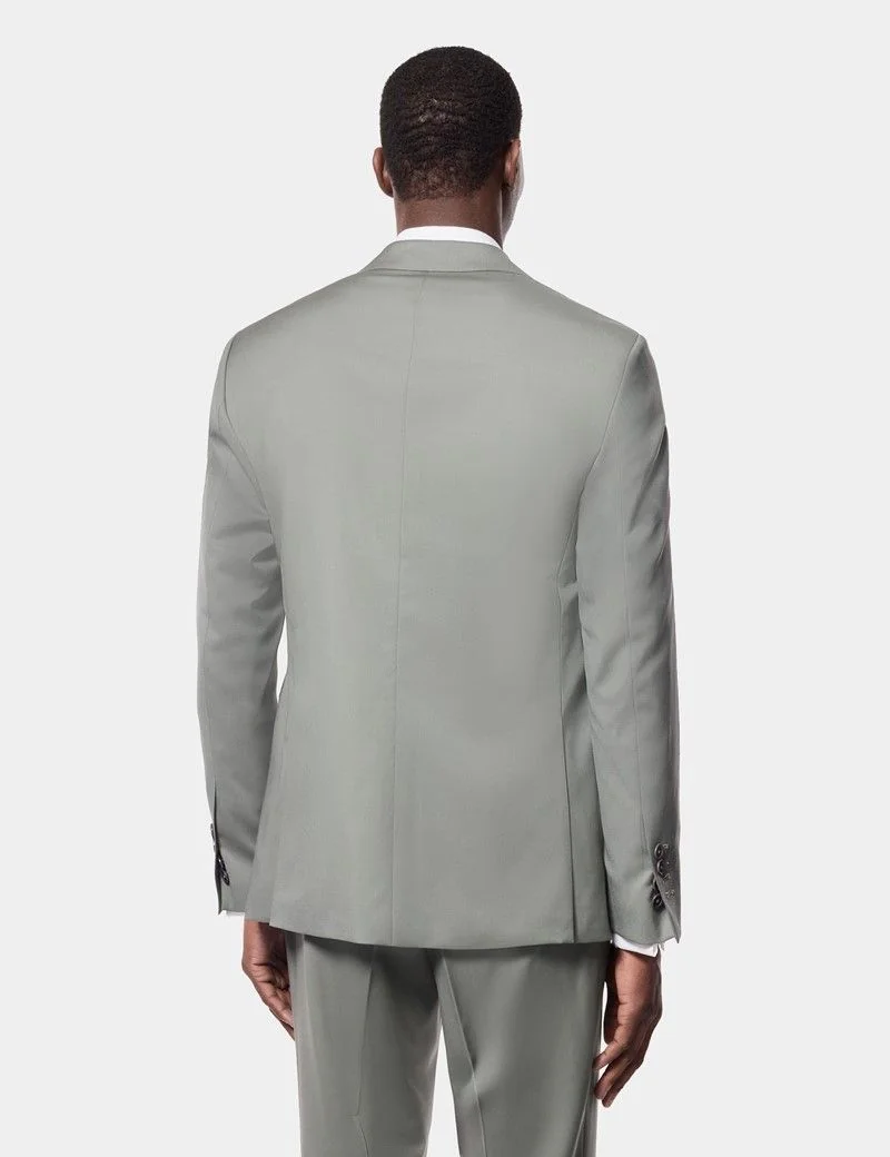 Tailored Fit Olive 1913 Suit Jacket thumbnail 5