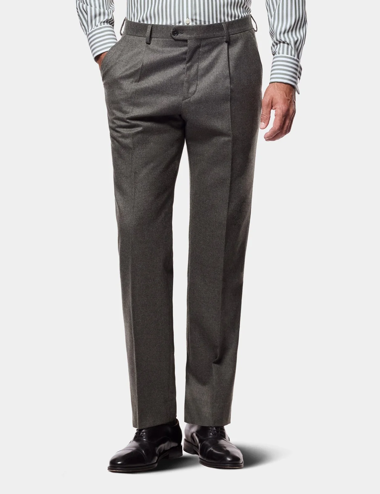Tailored Fit Olive 1913 Suit Trousers primary image