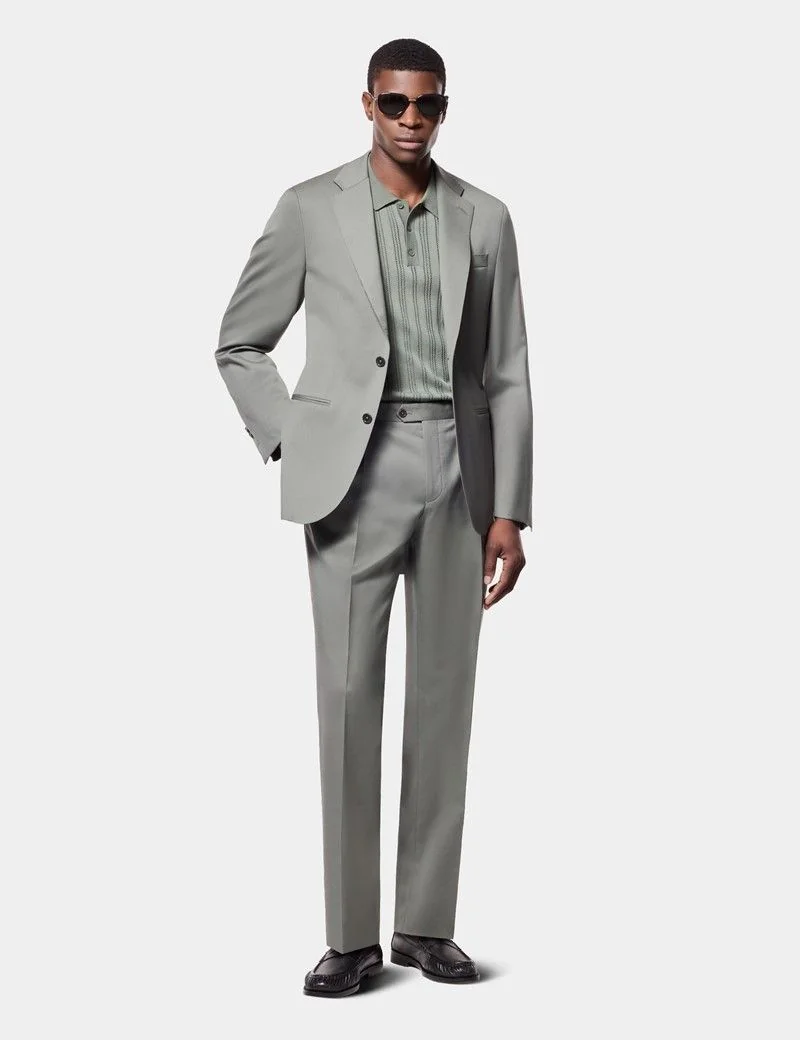Tailored Fit Olive 1913 Suit thumbnail 10