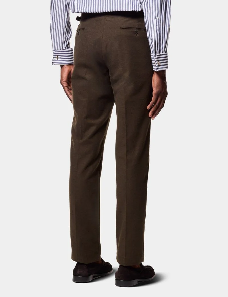Tailored Fit Olive Moleskin 1913 Suit thumbnail 6