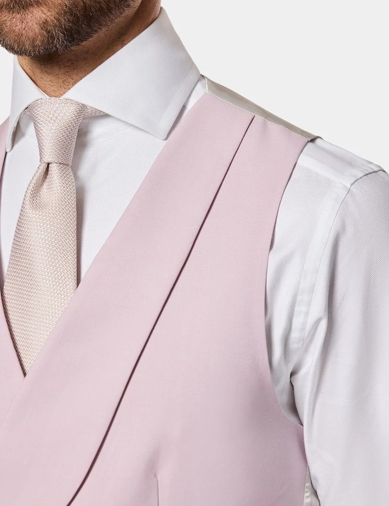Tailored Fit Pink 1913 Morning Waistcoat thumbnail 3