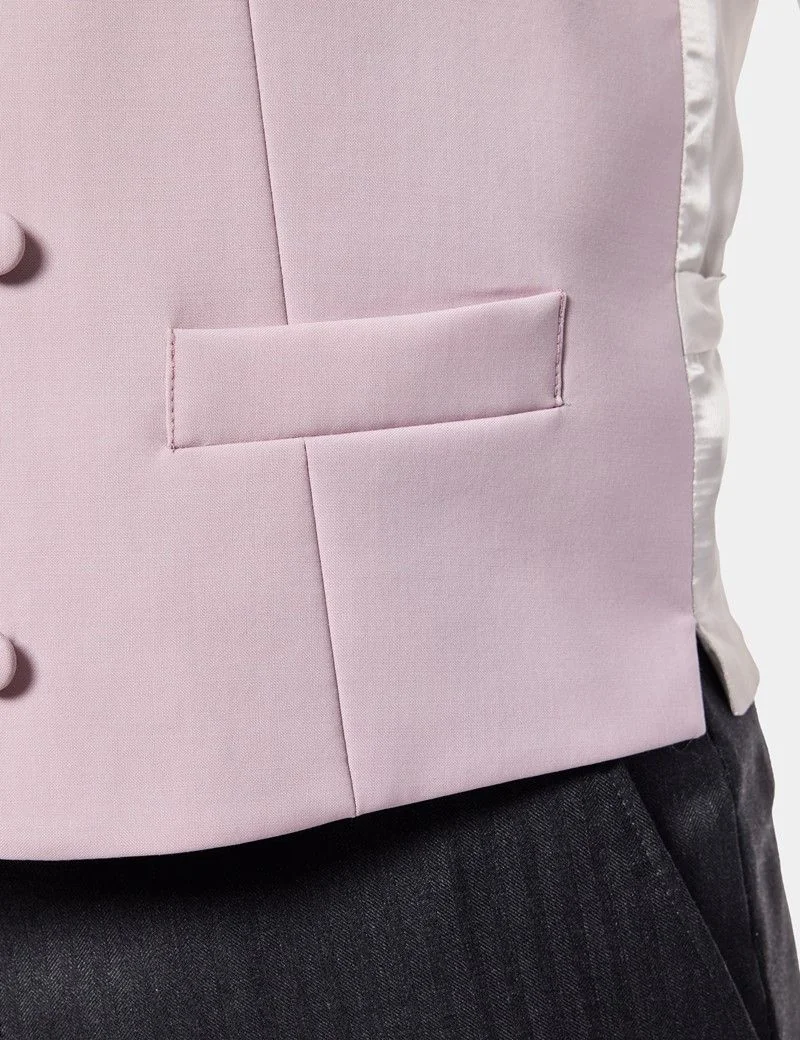 Tailored Fit Pink 1913 Morning Waistcoat thumbnail 4