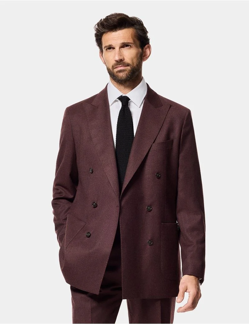 Tailored Fit Rust 1913 Suit Jacket thumbnail 2