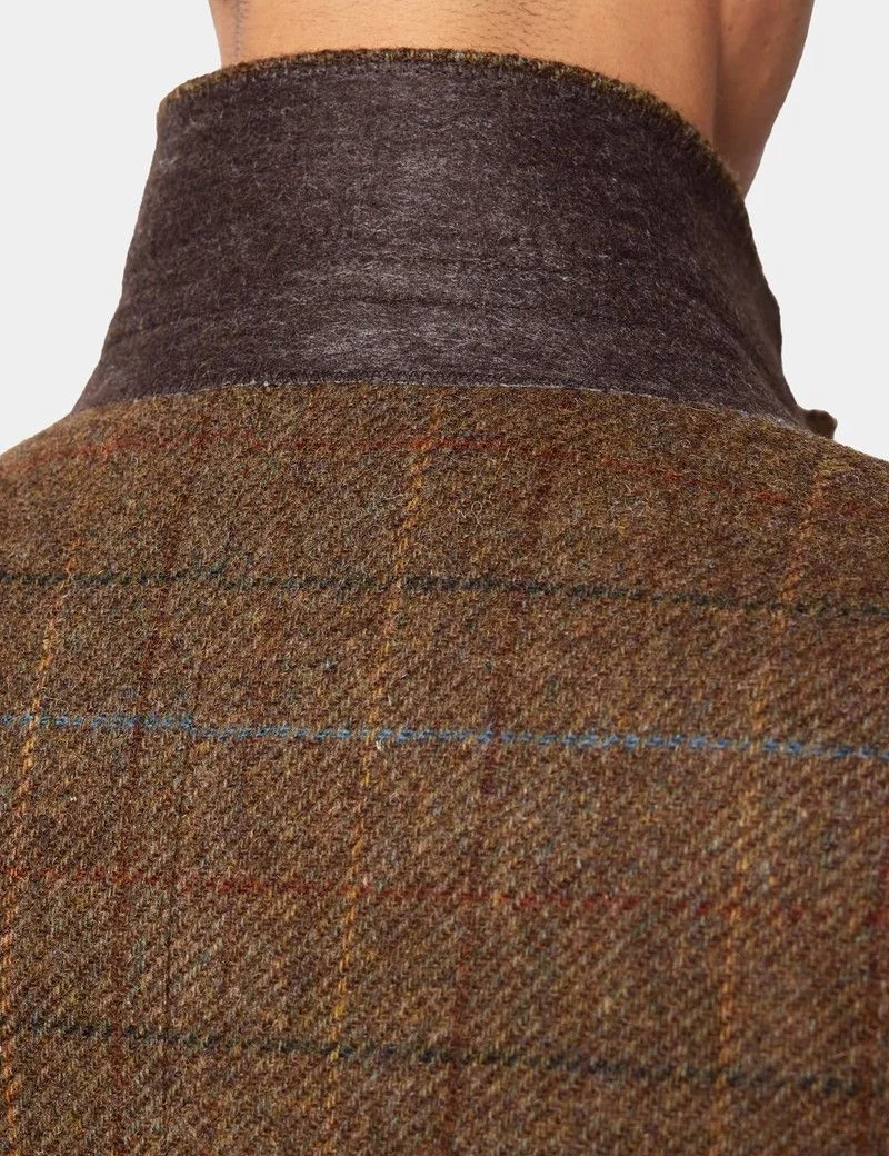 Tailored Fit Tan Check 1913 Blazer thumbnail 6