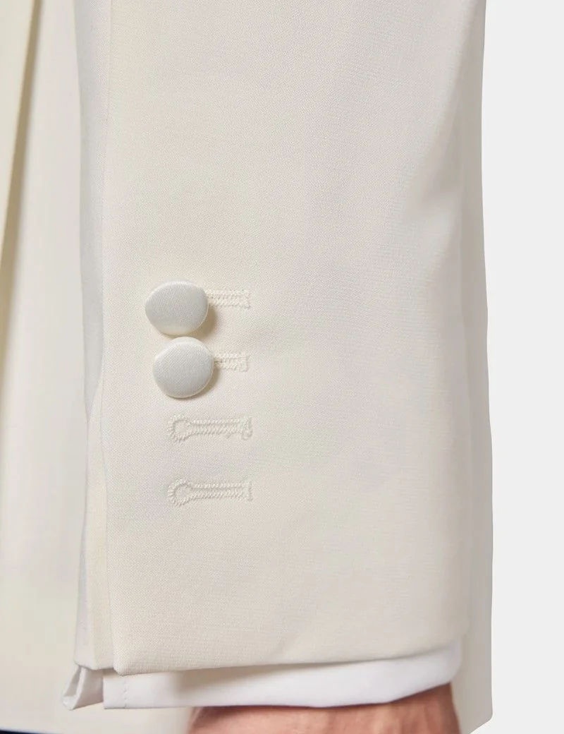 Tailored Fit White 1913 Tuxedo Jacket thumbnail 8