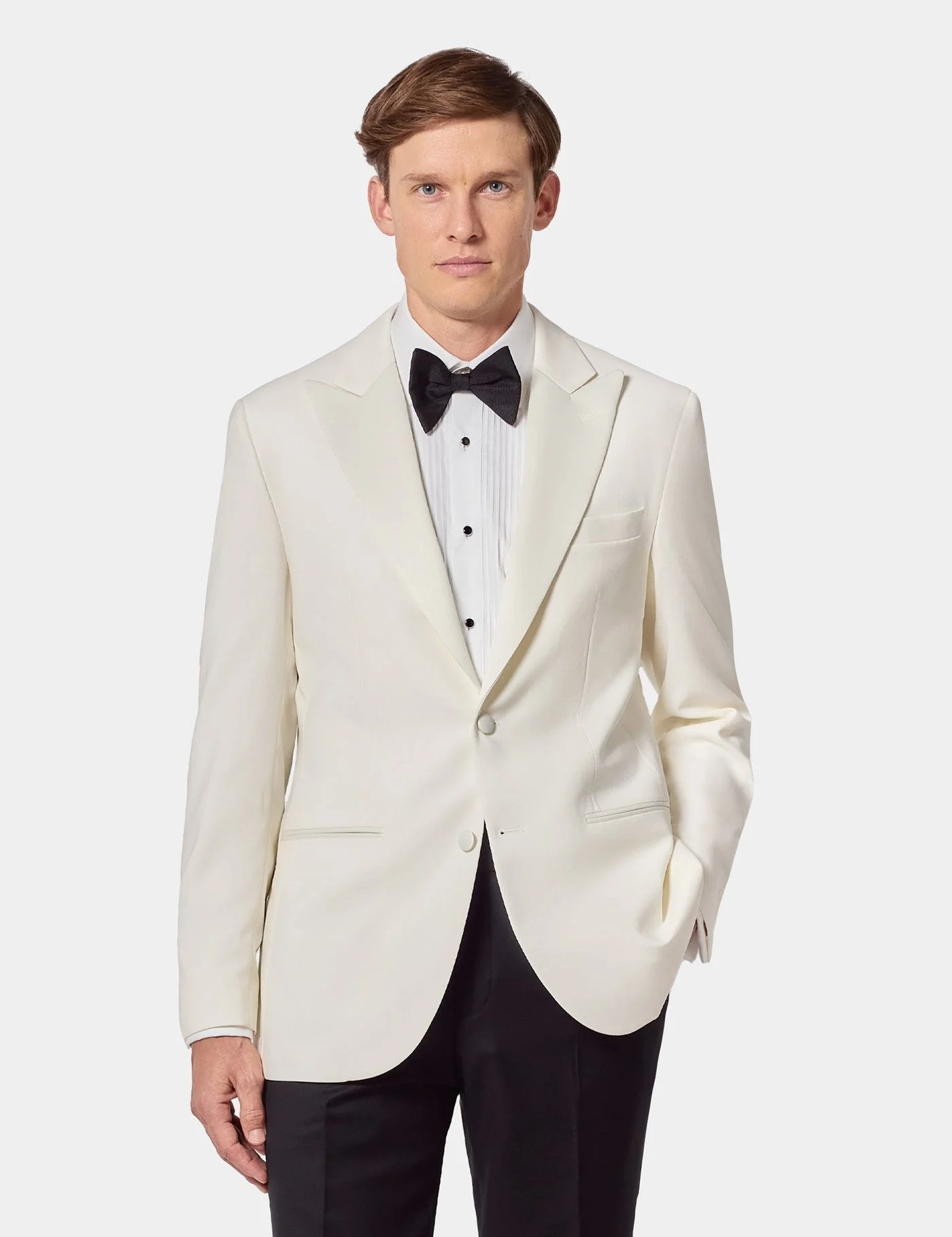 Tailored Fit White 1913 Tuxedo Jacket primary image