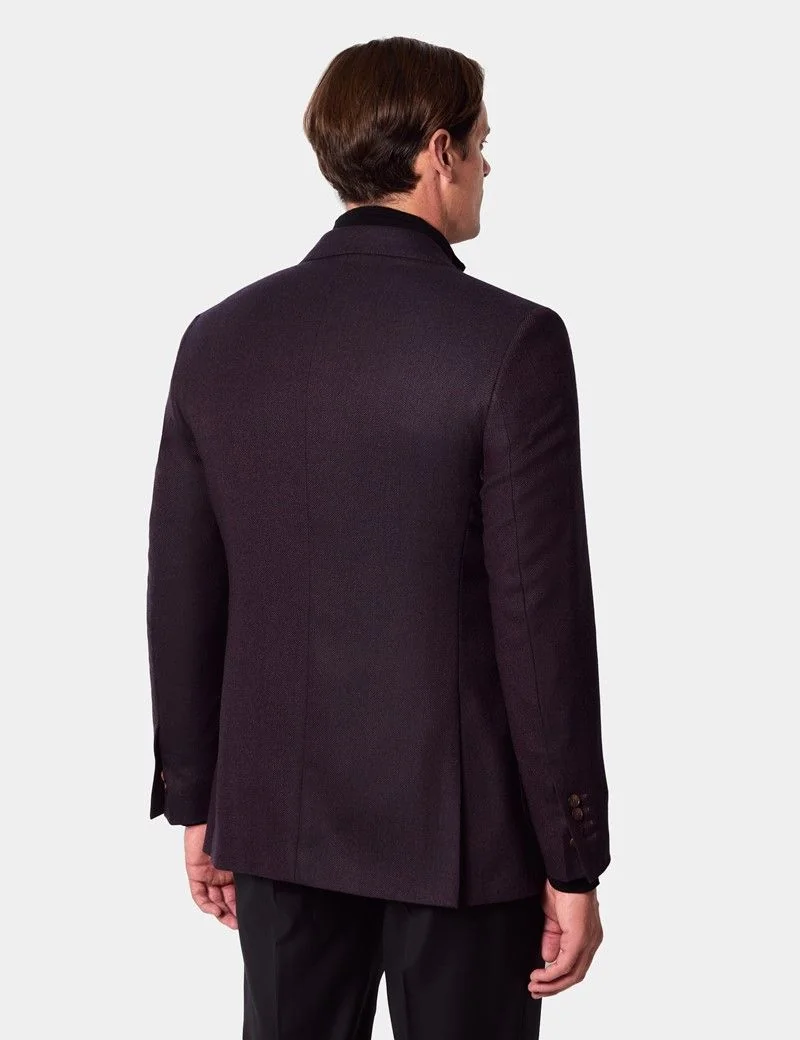 Tailored Fit Wine Twill 1913 Blazer thumbnail 3