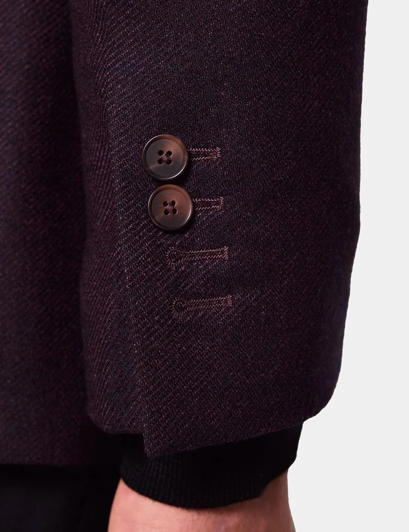 Tailored Fit Wine Twill 1913 Blazer thumbnail 5