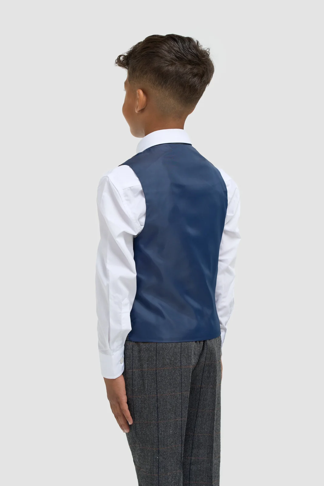 Albert Grey Tweed Check Boys Suit thumbnail 6