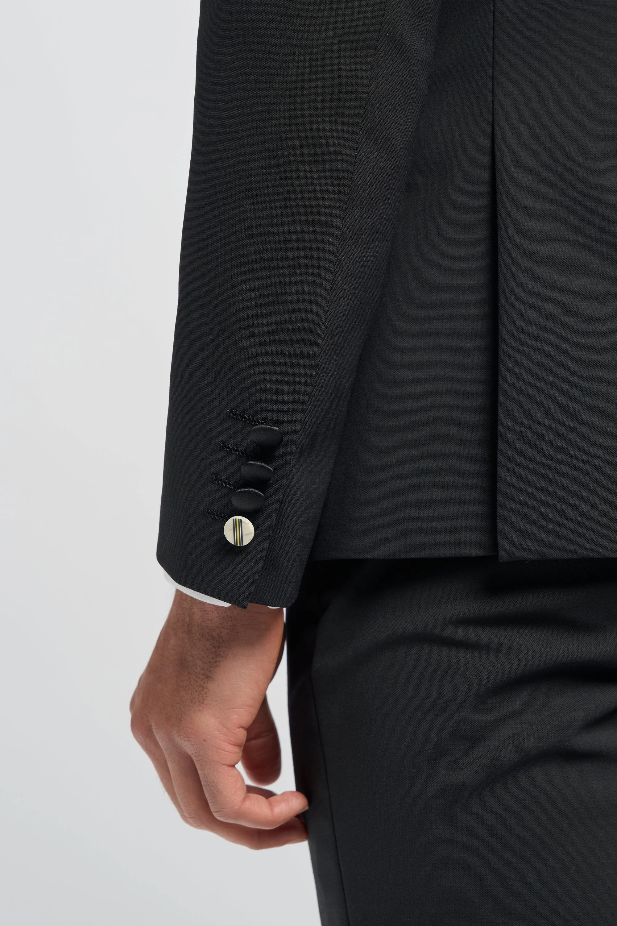 Aspen Black Double Breasted Two Piece Suit thumbnail 5