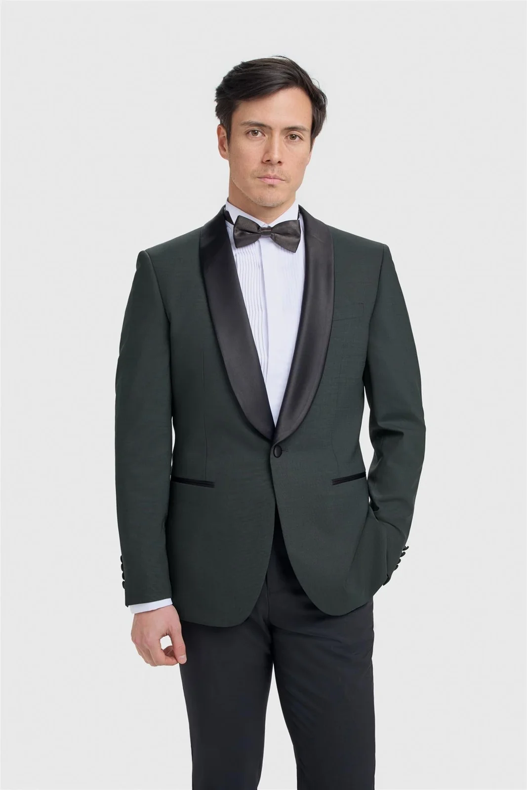 Aspen Olive Two Piece Suit thumbnail 2