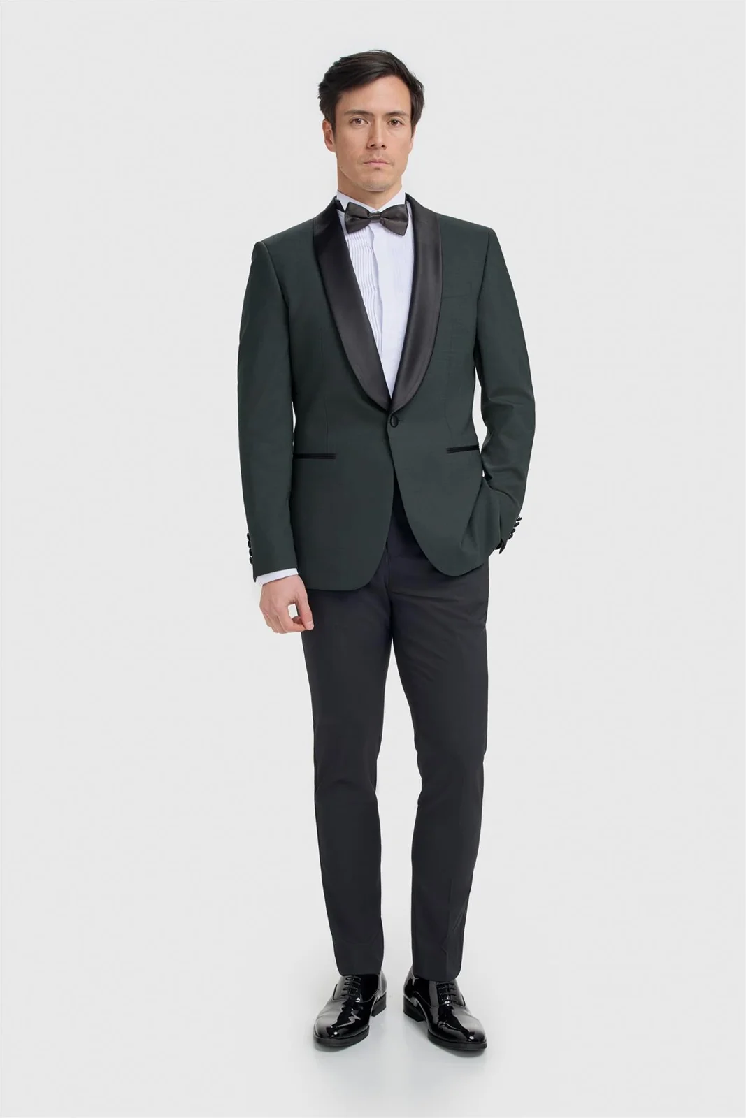Aspen Olive Two Piece Suit primary image