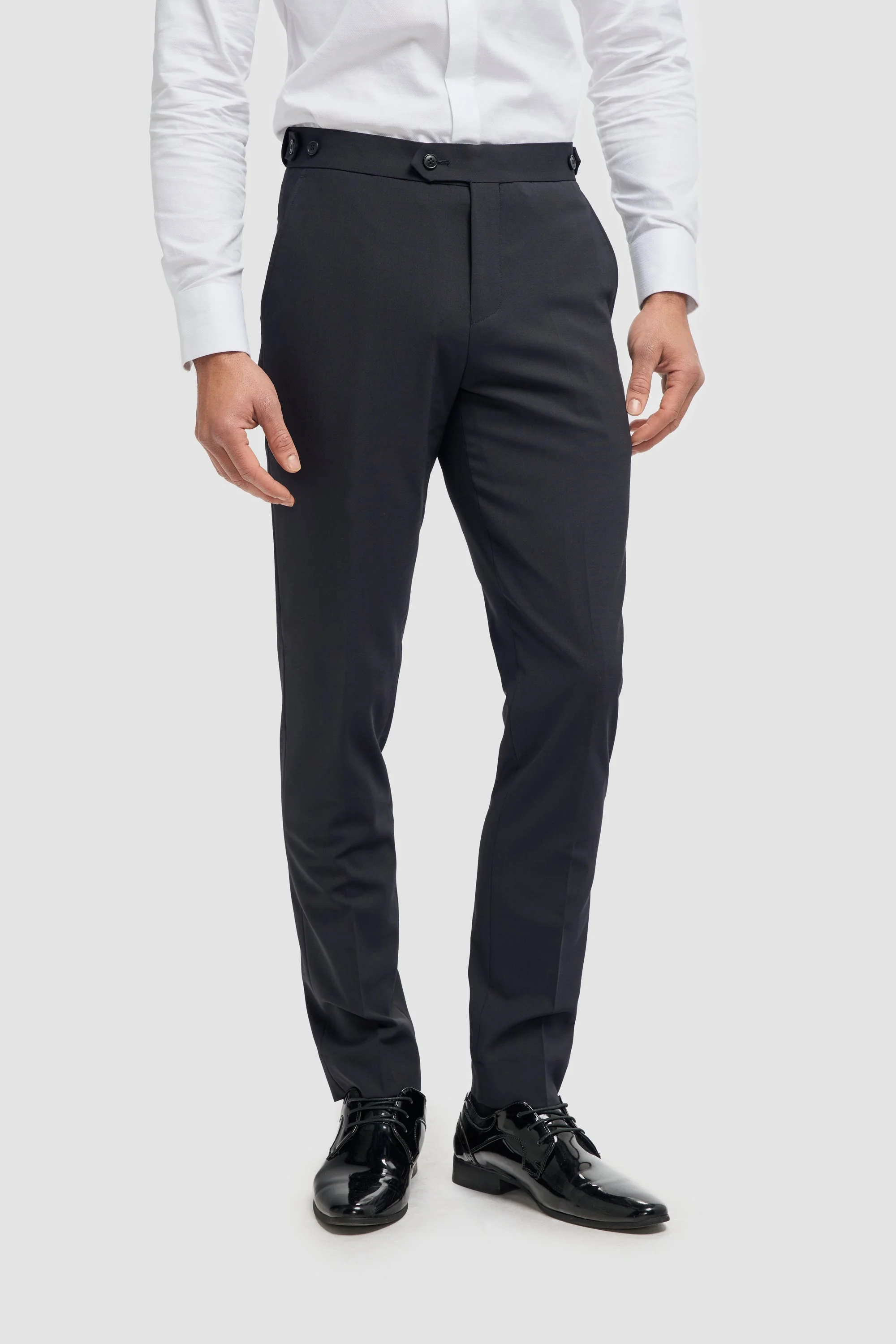 Aspen Midnight Navy Double Breasted Two Piece Suit thumbnail 7