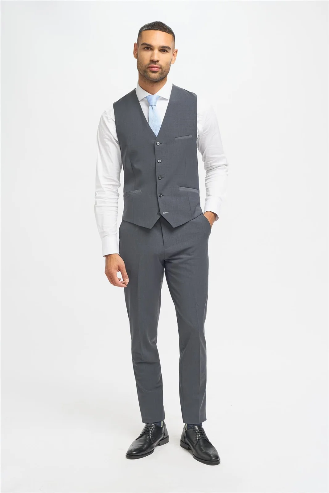 Bond Charcoal Waistcoat thumbnail 2