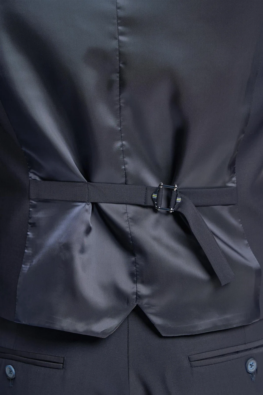 Bond Midnight Navy Waistcoat thumbnail 5
