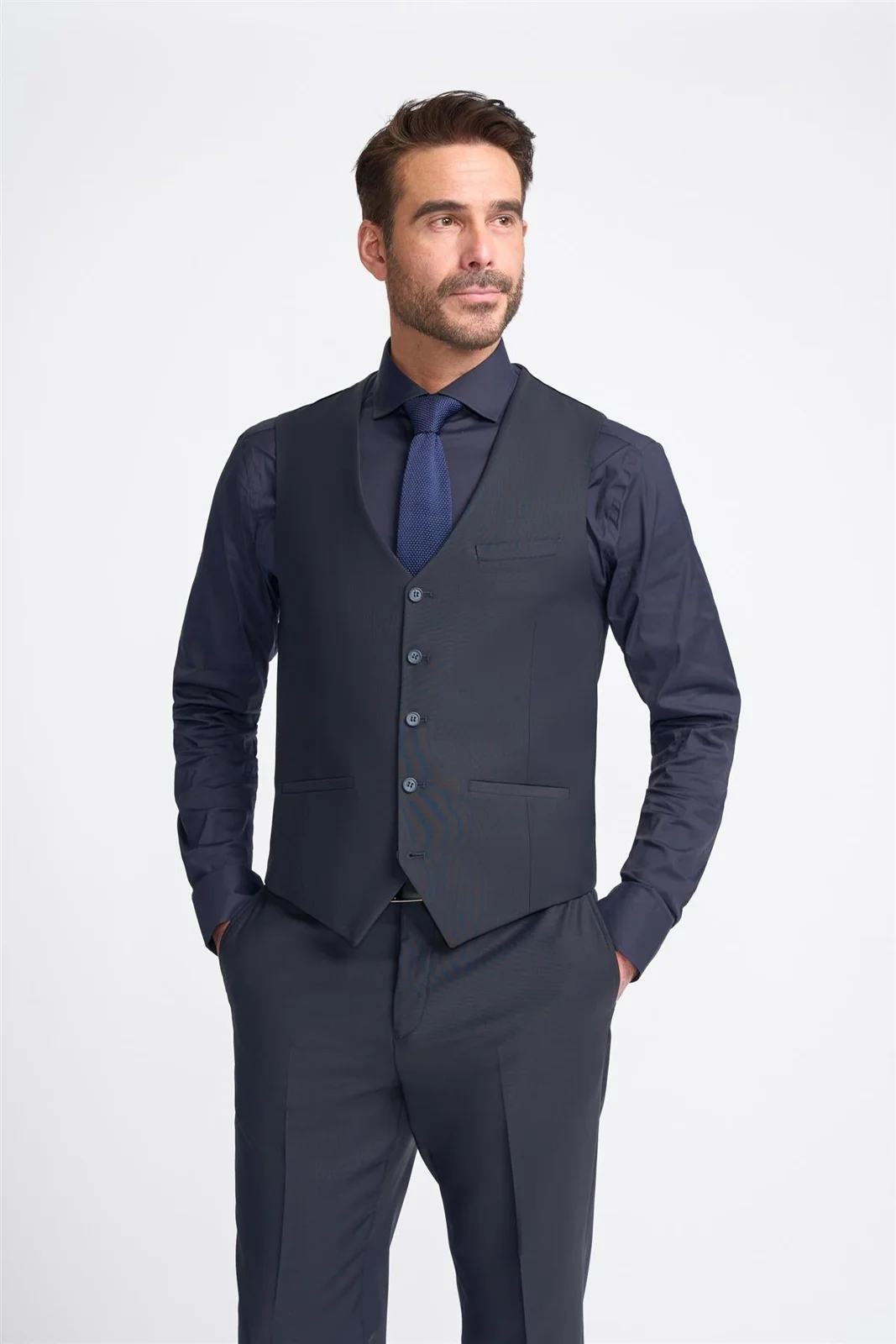 Bond Midnight Navy Waistcoat primary image