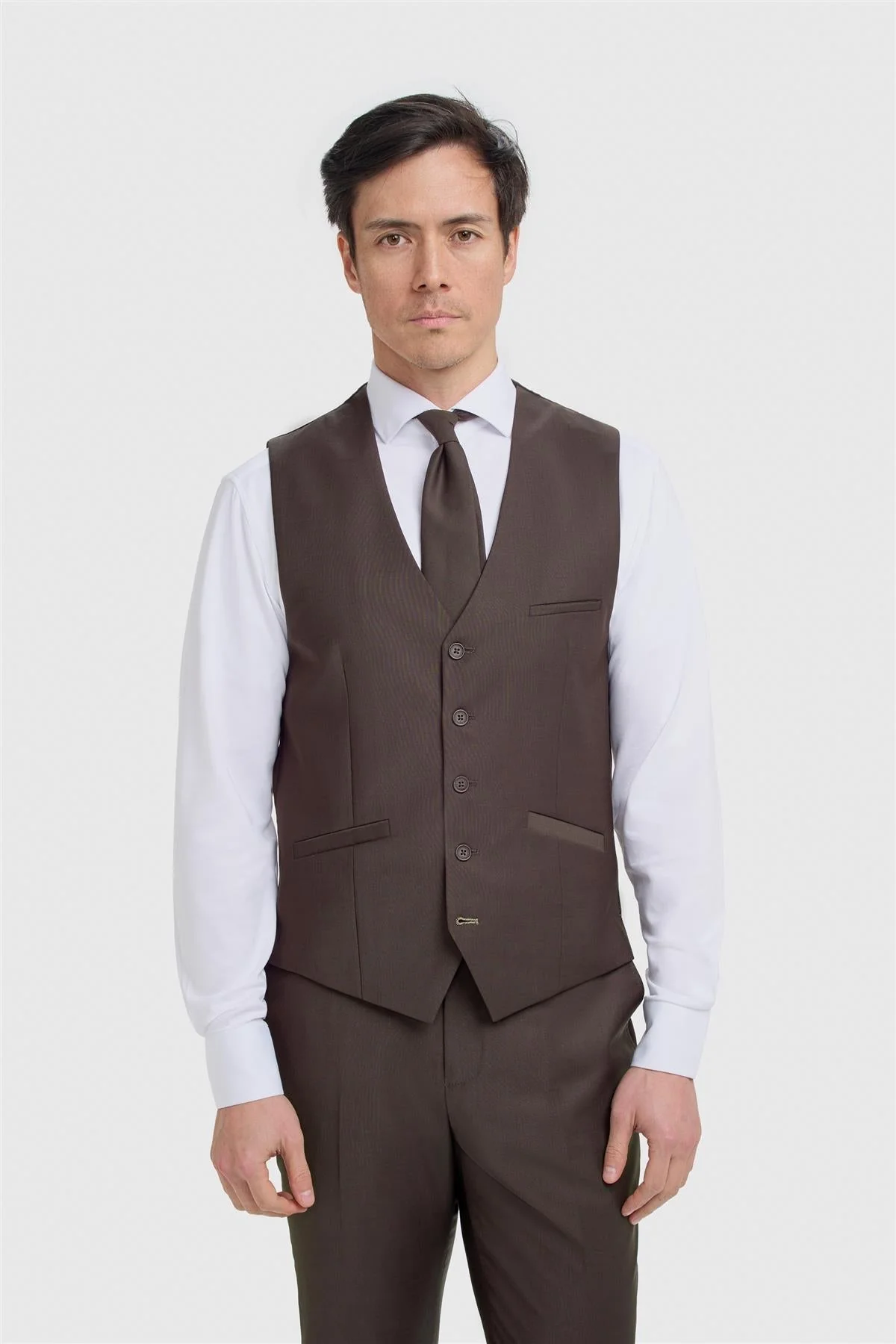 Bond Wool Rich Auburn Three Piece Suit thumbnail 3