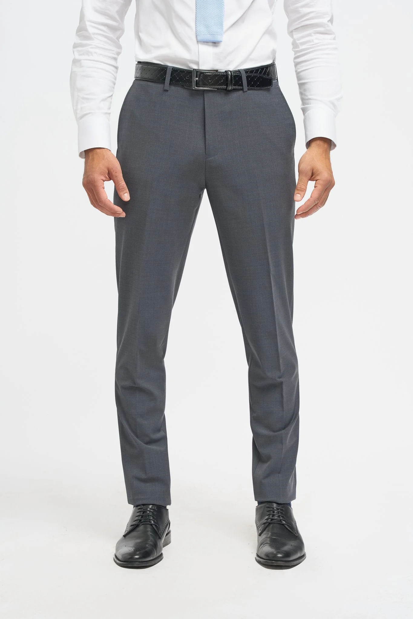 Bond Wool Rich Charcoal Double Breasted Suit thumbnail 6