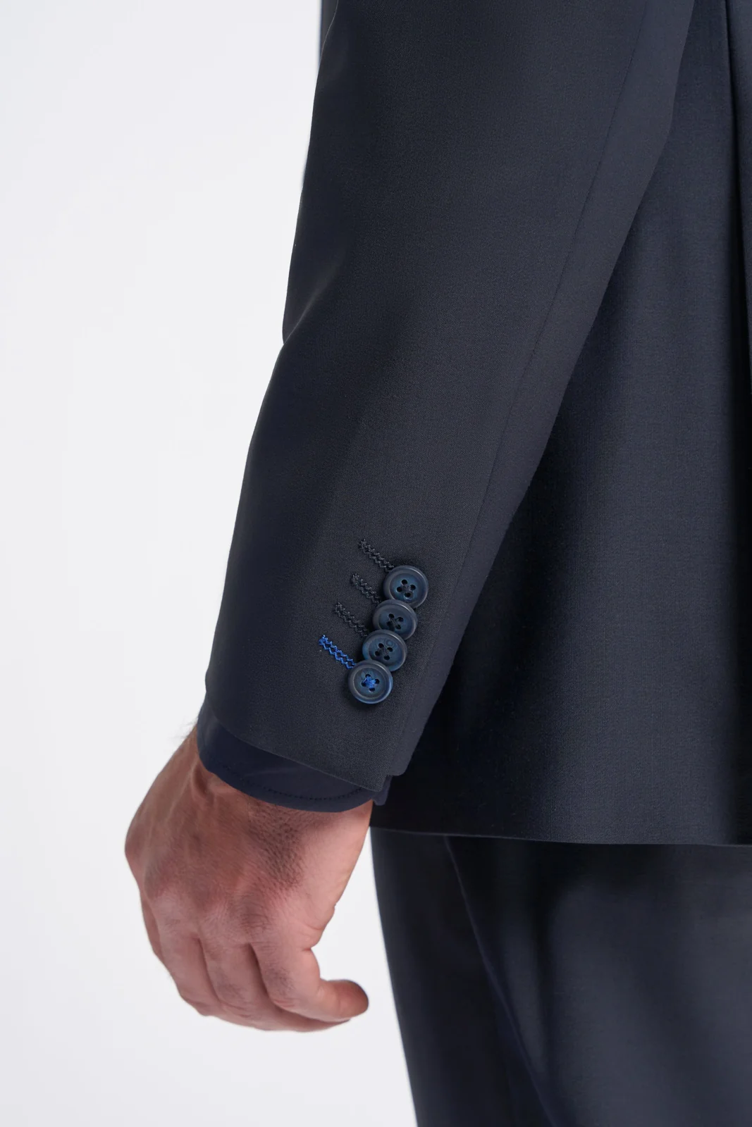 Bond Wool Rich Midnight Navy Three Piece Suit thumbnail 4