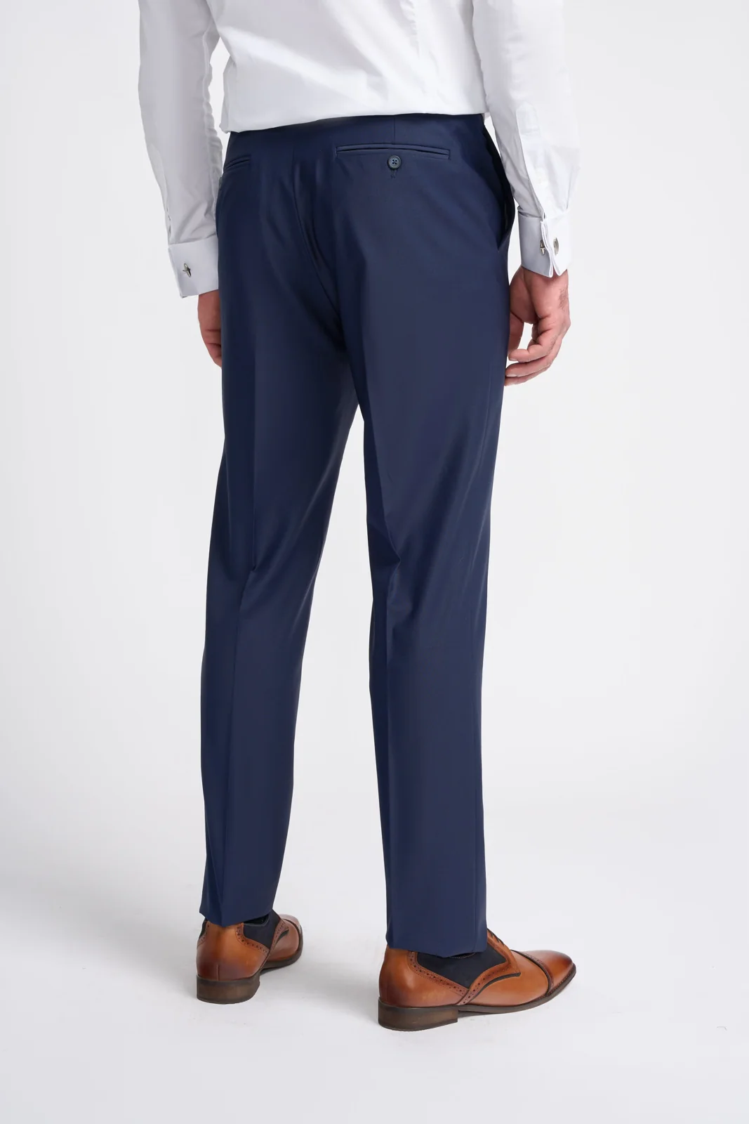 Bond Wool Rich Navy Three Piece Suit thumbnail 8